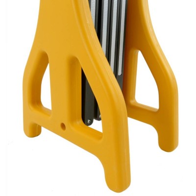BARRERA EXTENSIBLE DE 23-2500MM COLOR AMARILLO-NEGRO