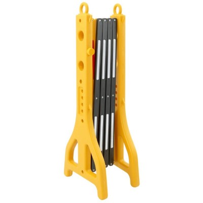 BARRERA EXTENSIBLE DE 23-2500MM COLOR AMARILLO-NEGRO