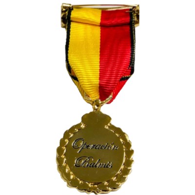 MEDALLA CONMEMORATIVA DE LA OPERACION BALMIS + PASADOR