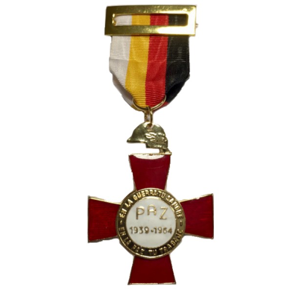 MEDALLA CRUZ DE LOS VEINTICINCO AÑOS DE PAZ