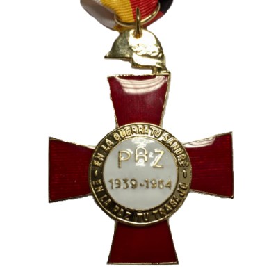 MEDALLA CRUZ DE LOS VEINTICINCO AÑOS DE PAZ