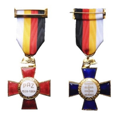 MEDALLA CRUZ DE LOS VEINTICINCO AÑOS DE PAZ