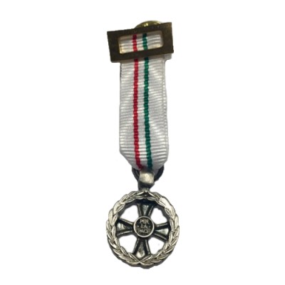 MEDALLA MINIATURA CONMEMORATIVA MANT. PAZ ITALIA