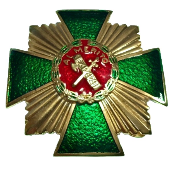 PLACA MERITO GUARDIA CIVIL DISTINTIVO ROJO