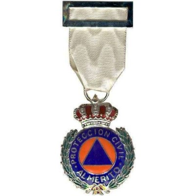 MEDALLA AL MERITO DE LA PROTECCION CIVIL DTVO BLANCA PLATA