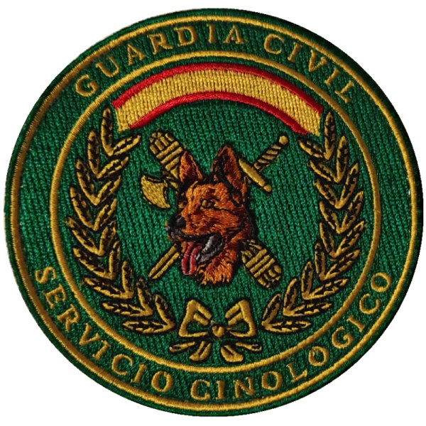 PARCHE BORDADO SERVICIO CINOLOGICO GUARDIA CIVIL