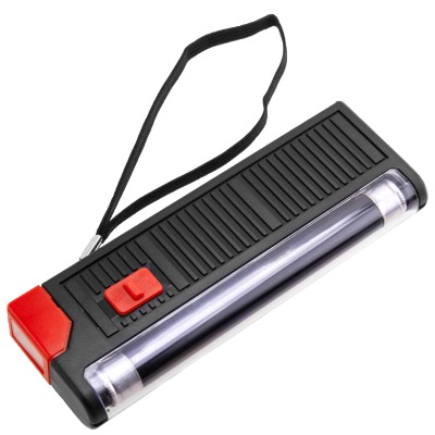 DETECTOR DE BILLETES FALSOS UV 4W PORTABLE CON LINTERNA