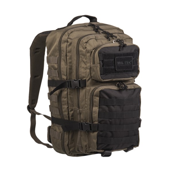 MOCHILA ASSAULT 36 LITROS MOLLE RANGER VERDE/NEGRO