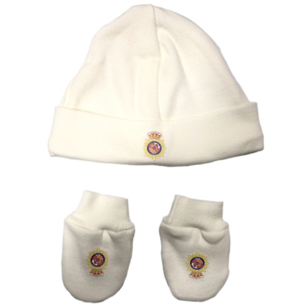 CONJUNTO GORRO Y MANOPLA BEBE POLICIA NACIONAL