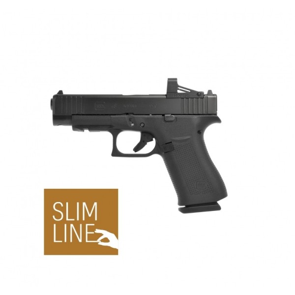 LOTE GLOCK 48 BLACK/FS MOS 9x19 Con visor Shield RMS 4 MOA*