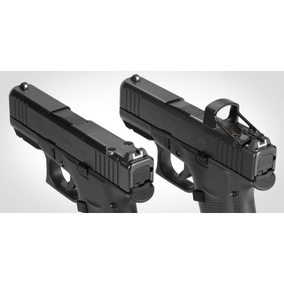 PACK GLOCK 48 BLACK/FS MOS 9x19 Con visor Shield RMS 4 MOA*