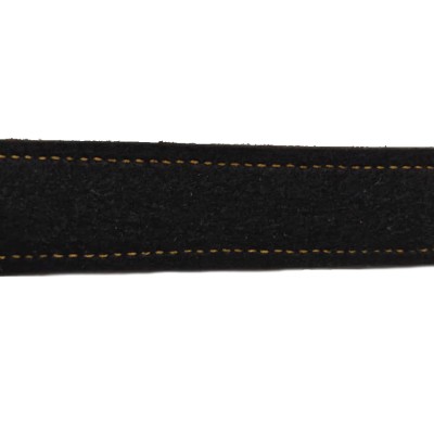 COLLAR DE PERRO CUERO MARRON CON BANDERA ESPAÑA