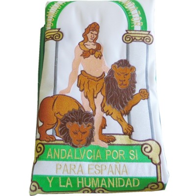 BANDERA COMUNIDAD DE ANDALUCIA (DESPACHO) BORDADA O IMPRESA