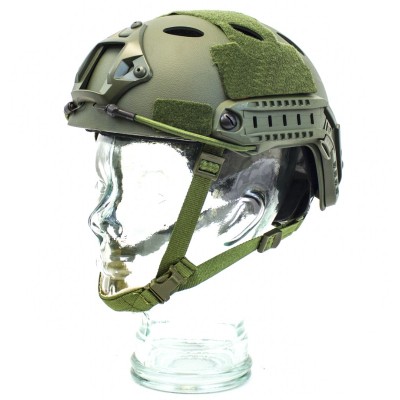 CASCO "SPECIAL-OPS" PARA PROTECCION ANTI-IMPACTOS VERDE