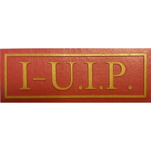 PARCHE / TIRA PECHO ROTULO CNP POLICIA NACIONAL UIP I