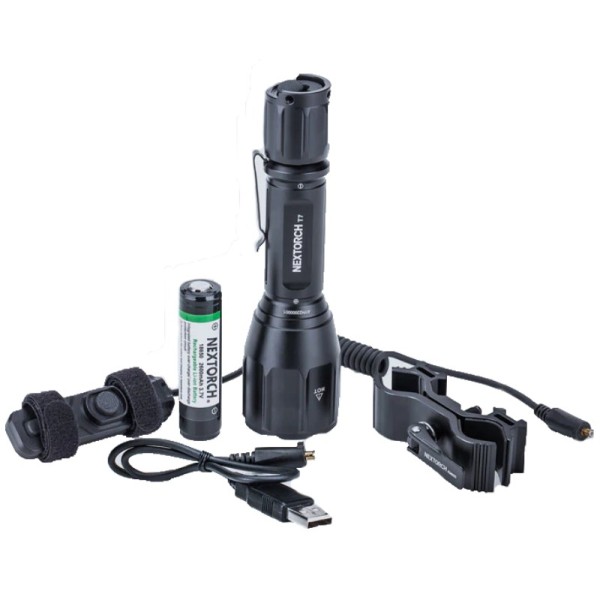 SET LINTERNA T7 V2.0 NEXTORCH 1300 LUMENS
