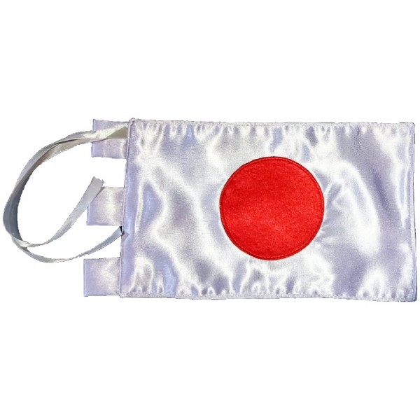 BANDERA DE JAPON (SOBREMESA) BORDADA