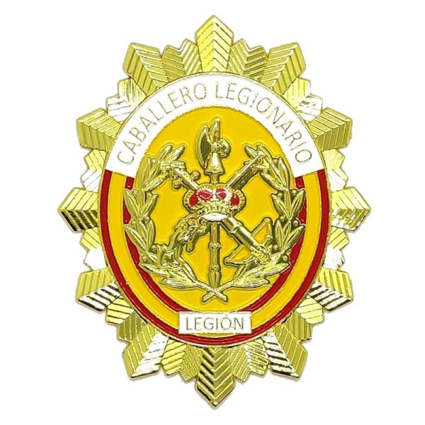 PLACA CARTERA CABALLERO LEGIONARIO