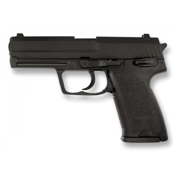 PISTOLA PVC PESADA AIRSOFT MUELLE NEGRO HFC (REPLICA HK USP STANDARD)