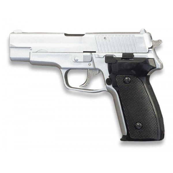 PISTOLA PVC PESADA AIRSOFT MUELLE BLANCA HFC MOD.3