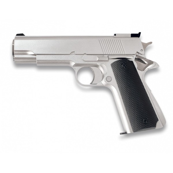 PISTOLA PVC AIRSOFT GAS BLANCA HFC MOD.4