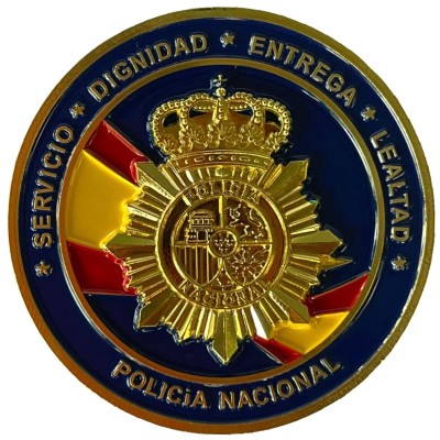 MONEDA DE COLECCION POLICIA NACIONAL UPR