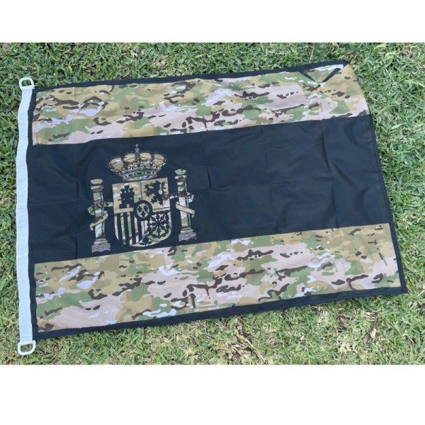 BANDERA DE ESPAÑA MIMETIZADA ARIDA / VERDE