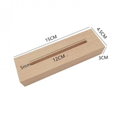 LAMPARA METACRILATO EJERCITO DE TIERRA BASE MADERA (PERSONALIZABLE)