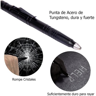 BOLIGRAFO TACTICO / KUBOTAN GUARDIA CIVIL CON HERRAMIENTA MULTIFUNCIONAL