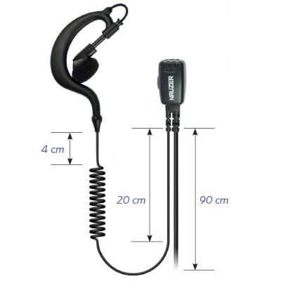 MICRO-AURICULAR MOTOROLA GP320/GP340/GP/360