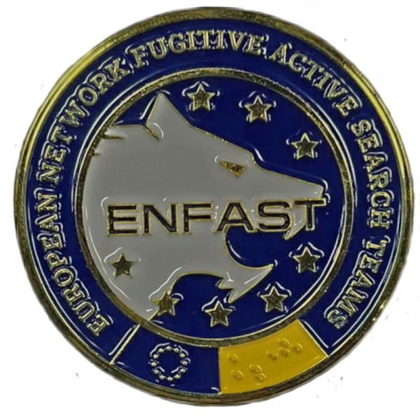 MONEDA DE COLECCION POLICIA NACIONAL FUGITIVOS