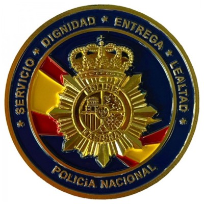 MONEDA DE COLECCION POLICIA NACIONAL FUGITIVOS