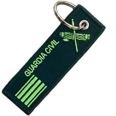 LLAVERO MICRO BORDADO CINTA GUARDIA CIVIL SARGENTO