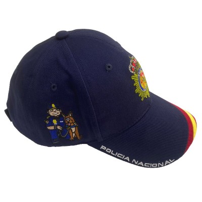 GORRA NIÑOS POLICIA NACIONAL CINOLOGICO BORDADA