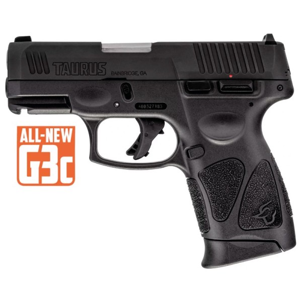 PISTOLA TAURUS G3C NEGRA 9MM PB