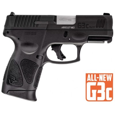 PISTOLA TAURUS G3C NEGRA 9MM PB