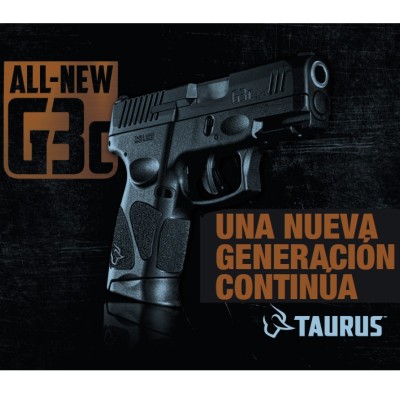 PISTOLA TAURUS G3C NEGRA 9MM PB