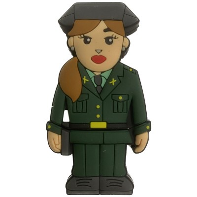 USB PENDRIVE GUARDIA CIVIL CHICA UNIFORME DE PASEO 16 GB