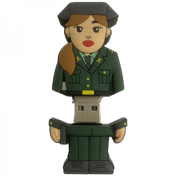 USB PENDRIVE GUARDIA CIVIL CHICA UNIFORME DE PASEO 16 GB