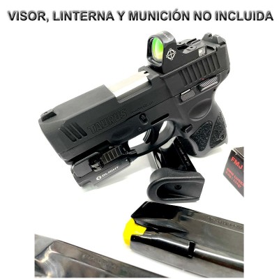 PISTOLA TAURUS G3C T.O.R.O. NEGRA 9MM PB