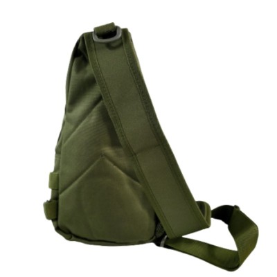 BOLSO/BANDOLERA TACTICO CON SISTEMA MOLLE VERDE 3L