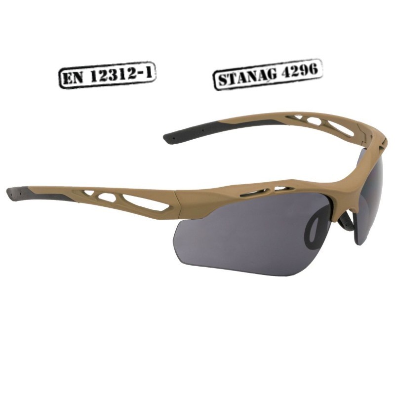 Masque Tactique Swiss Eye G-TAC - Lentilles Interchangeables Incluses - Protection Maximale