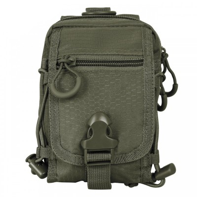 BOLSO RIÑONERA PORTAOBJETOS MOLLE VERDE