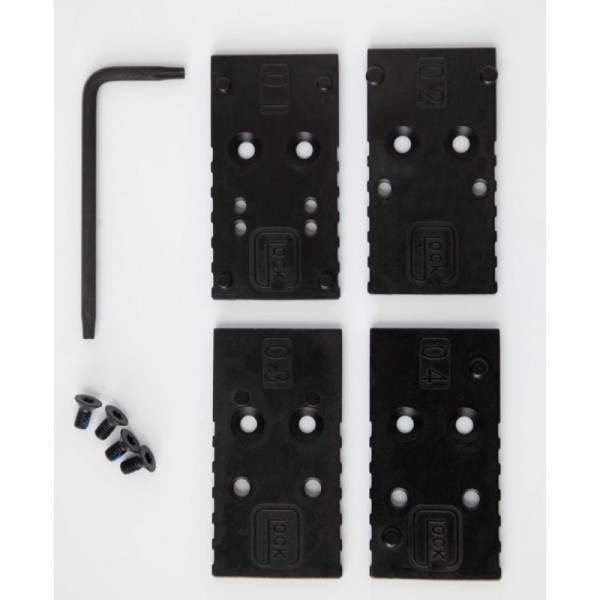 SET GLOCK ADAPTADORES 01 nDCL G17/19/22/23/26/34/41/45 MOS GEN5