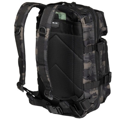 MOCHILA ASSAULT 20 LITROS MOLLE LASER CUT DARK CAMO