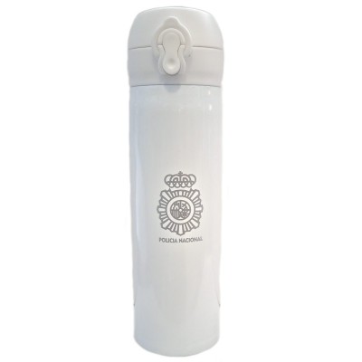 BIDON/BOTELLA THERMO BLANCO 420ML POLICIA NACIONAL