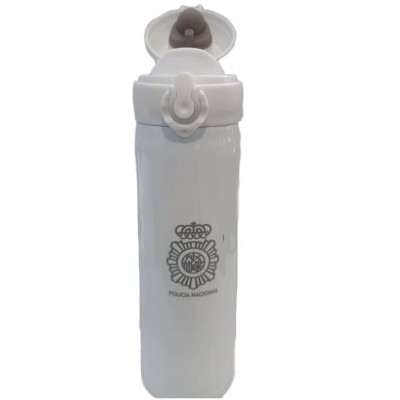 BIDON/BOTELLA THERMO BLANCO 420ML POLICIA NACIONAL