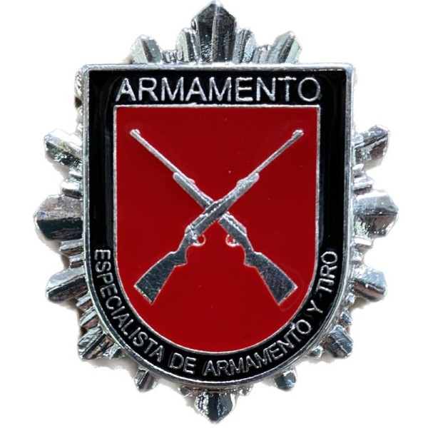 DISTINTIVO PERMANENCIA ESPECIALISTA DE ARMAMENTO Y TIRO POLICIA NACIONAL