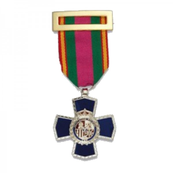 MEDALLA A LA DEDICACION POLICIAL XXV AÑOS (25 AÑOS) ANTIGUEDAD