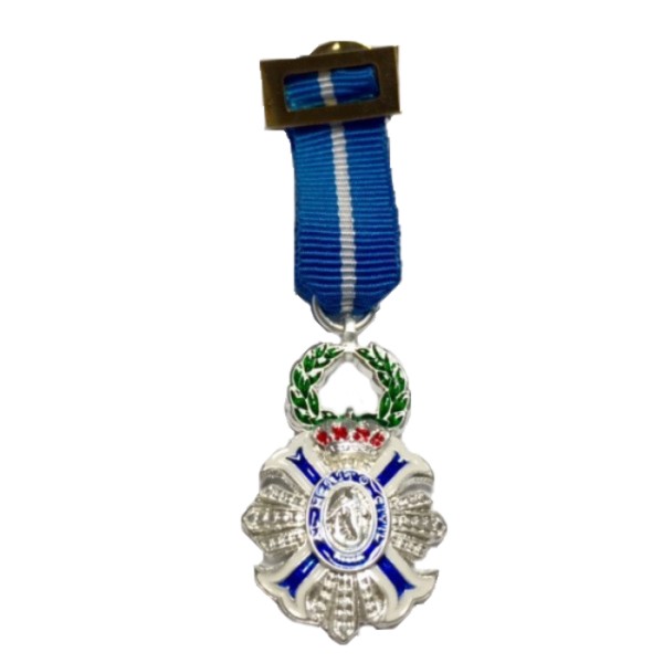 MEDALLA MINIATURA CRUZ MERITO CIVIL